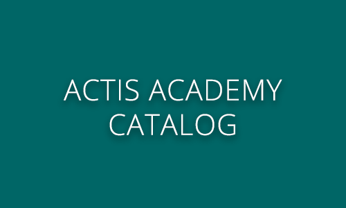 Actis Academy Catalog